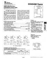 DataSheet CD4048B pdf